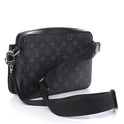 sacoche lv trio messenger|Trio Messenger Monogram Eclipse Canvas .